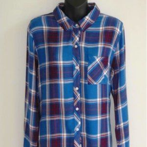 Rails Blue Hunter Royal Button Down